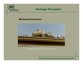 Seismic Bracing- Non-Structural Elements | PDF