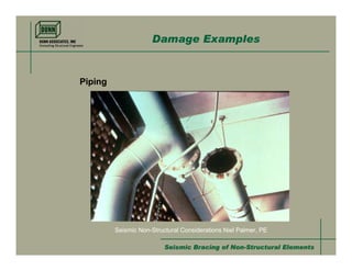 Seismic Bracing- Non-Structural Elements | PDF