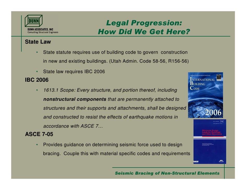 Asce 7-05 seismic design requirements for nonstructural components