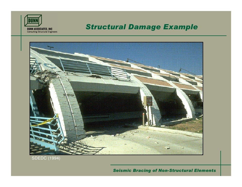 Seismic Bracing- Non-Structural Elements