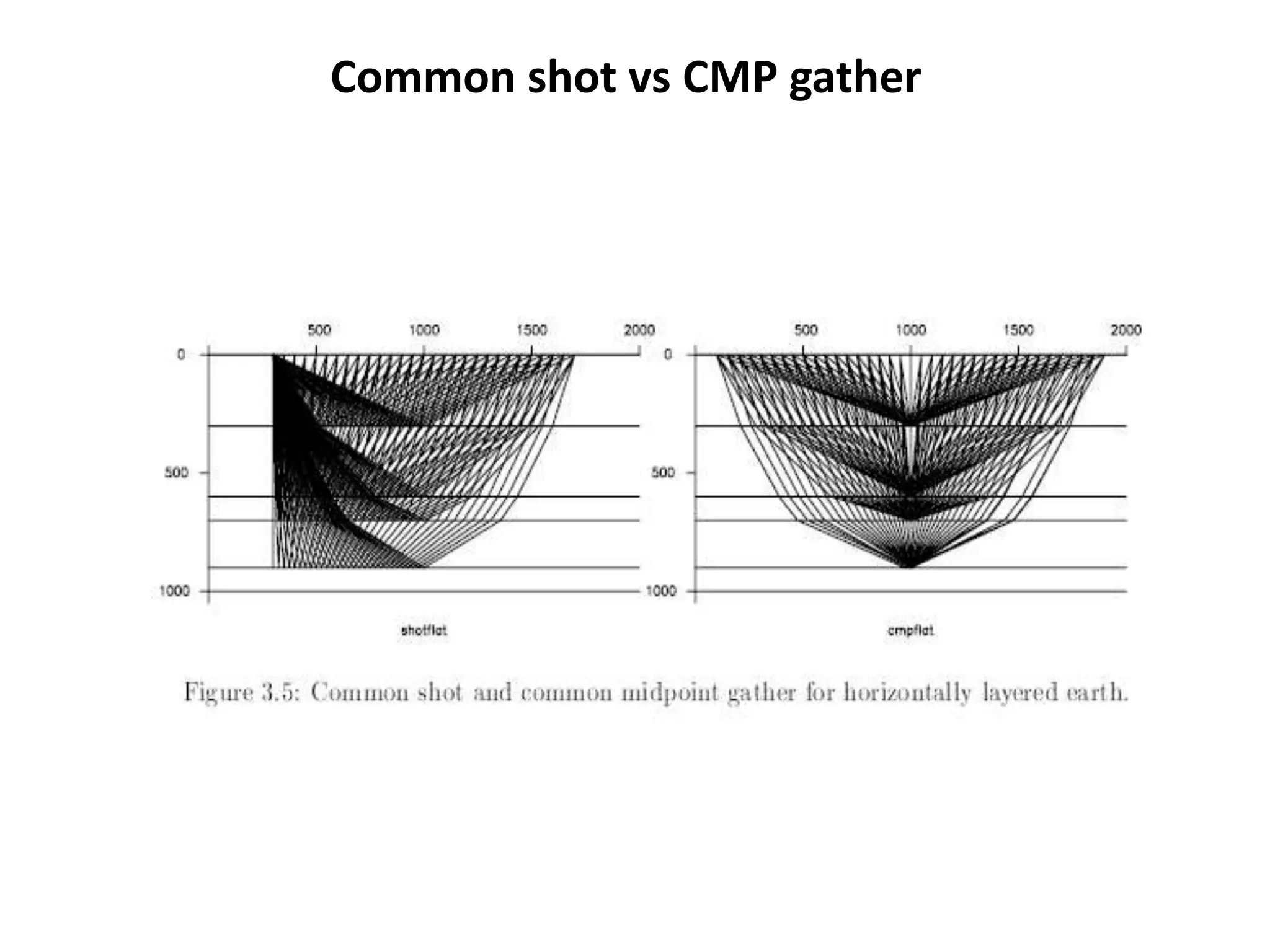 Common shot vs CMP gather
 