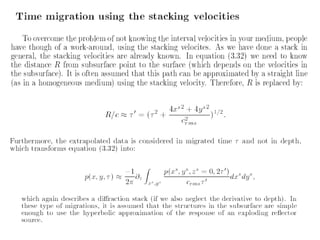 Seismic data processing 15, kirchhof migration