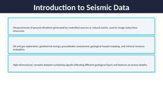 Comprehensive Seismic Data Processing and Interpretation for Energy ...