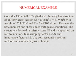 Seismic effects on chimneys | PPTX