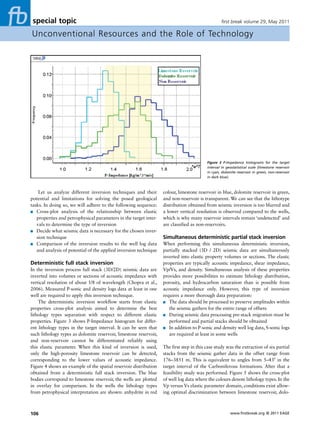 Seismic Inversion Techniques Choice And Benefits Fb May2011 | PDF
