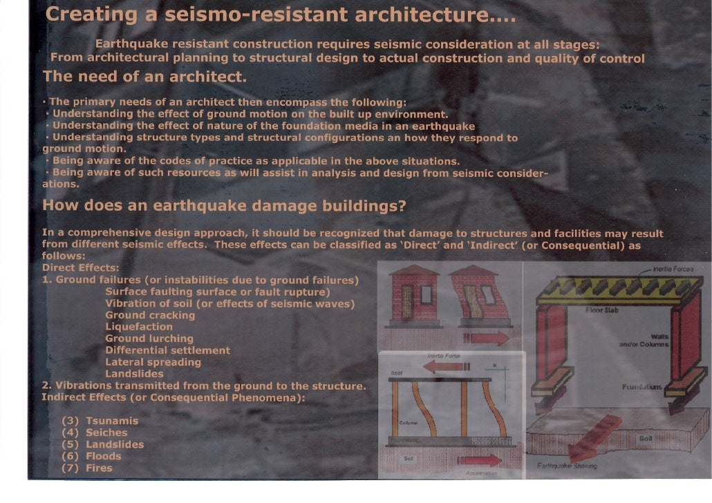 Seismic Resistant Architecture An Analysis Seismic Resistant Architecture An Analysis
