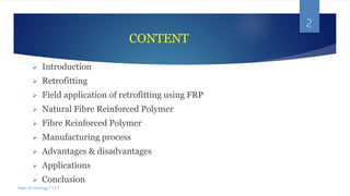 Seismic retrofitting using fiber reinforced polymer (frp | PPT