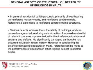 Seismic risk of buildings in Malta - Borg | PDF