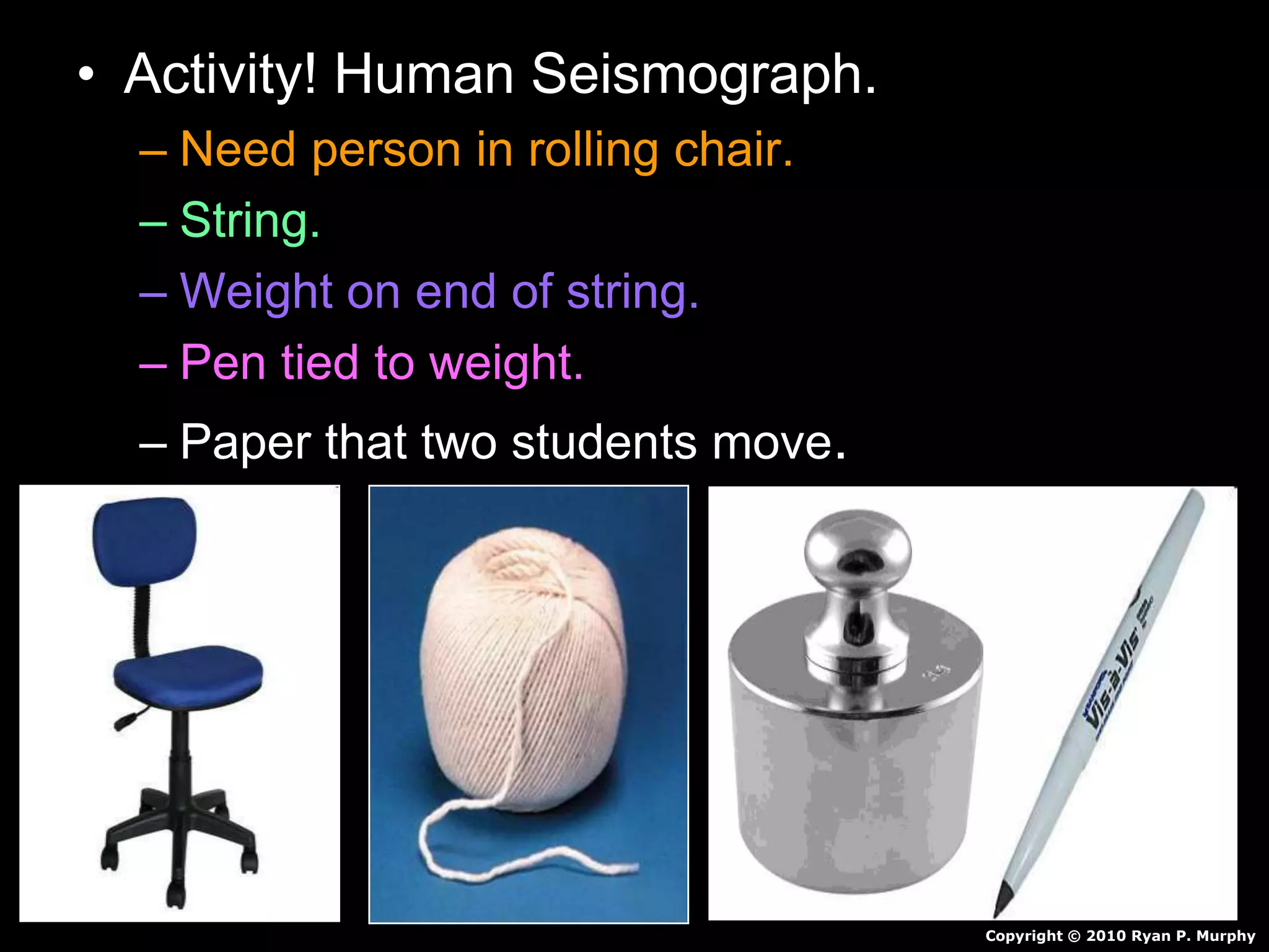 Seismograph, Richter Scale, Epicenter, Hypocenter Earth Science Lesson ...