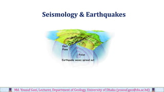 Seismology & Earthquakes
Md. Yousuf Gazi, Lecturer, Department of Geology, University of Dhaka (yousuf.geo@du.ac.bd)
 