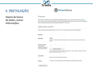 A “famosa” instalação de cinco minutos começa aí:

Ministrante: André Rosa
@andremarmota

Moderador: Cassio Politi
@tractoBR

 