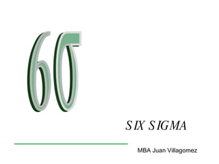 SIX SIGMA MBA Juan Villagomez 