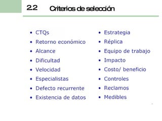 Criterios de selección 2.2 