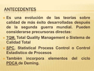 TQM,Total Quality Management o Sistema de Calidad Total