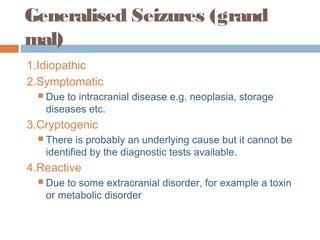 Seizure in animals | PPT
