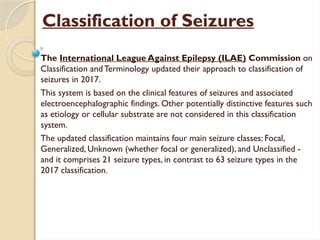 Comprehensive Overview of Seizures and Epilepsy: Classification, Causes ...