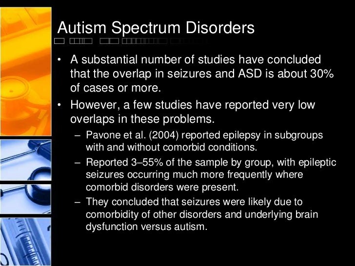 Seizures and Epilepsy and Their Relationship to Autism