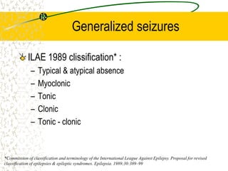 Seizures & epilipsy in chilldren pediatrics AG