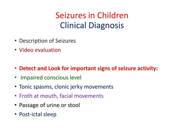 Seizures in children 2021 | PDF | Brain and Nervous System Disorders ...