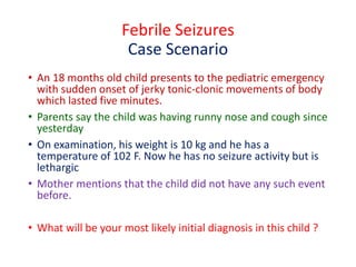 Seizures in children 2021 | PDF