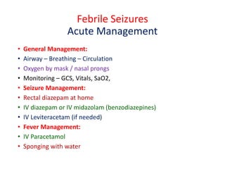 Seizures in children 2021 | PDF