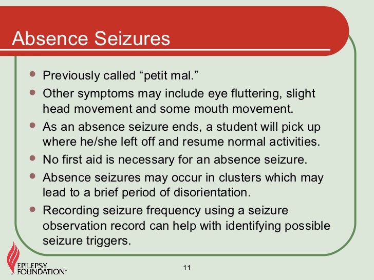 What are silent seizures in adults?