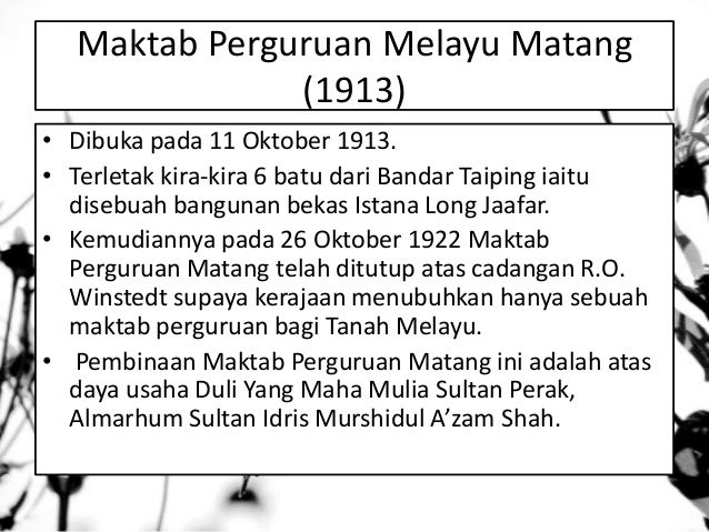 Sejarah maktab di malaysia