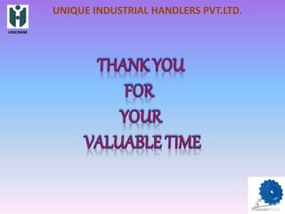 UNICRANE
UNIQUE INDUSTRIAL HANDLERS PVT.LTD.
 