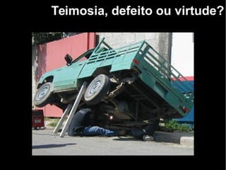 Teimosia, defeito ou virtude?
 