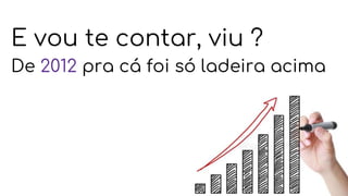 E vou te contar, viu ?
De 2012 pra cá foi só ladeira acima
 