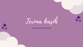 Sejadah Rindu Sejadah rindu sajak tingkatan 5 | PDF
