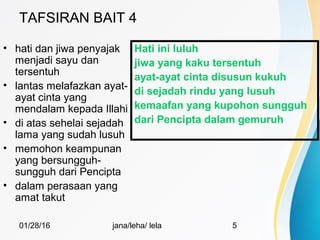 Sejadah Rindu ANTOLOGI SEJADAH RINDU TINGKATAN LIMA SAJAK: SEJADAH RINDU | PPT