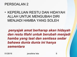 Sejadah Rindu ANTOLOGI SEJADAH RINDU TINGKATAN LIMA SAJAK: SEJADAH RINDU | PPT
