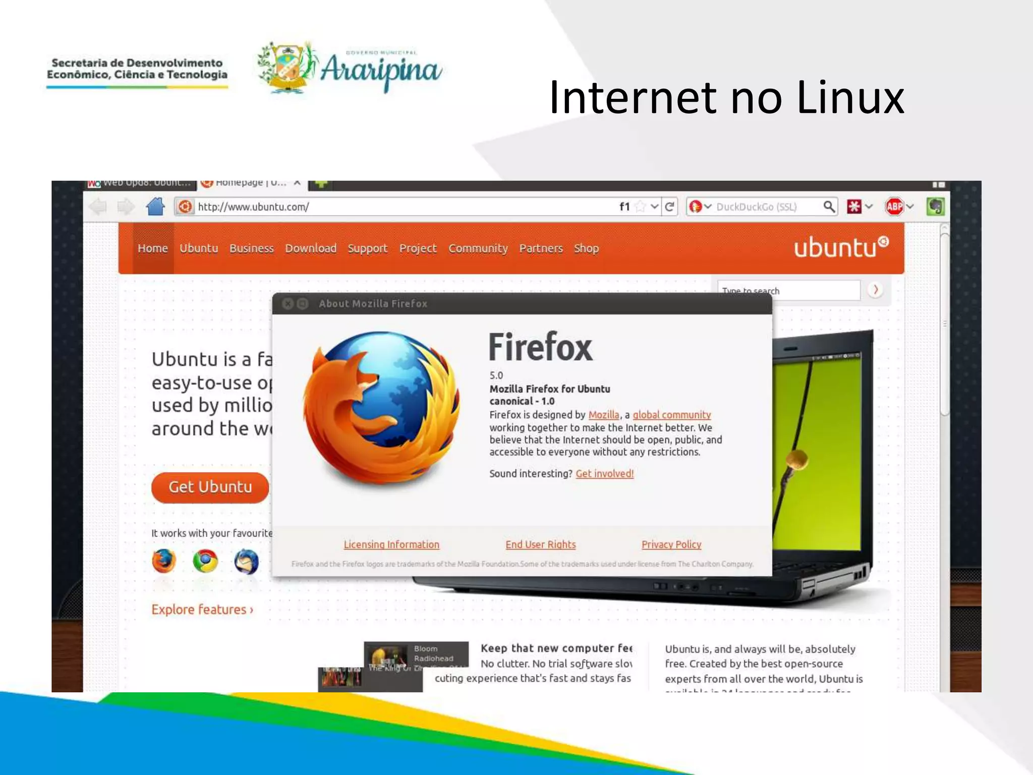 Internet no Linux
 