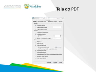 Tela do PDF
 