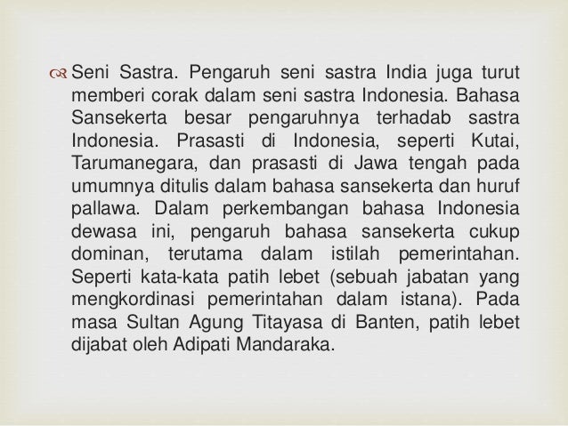 Sejarah Hindu-Buddha di Indonesia