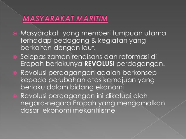 Sejarah STPM Masyarakat Maritim dan Perkembangan ...