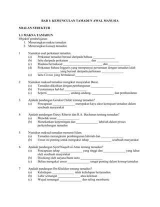 Sejarah modul pnp t4 bab 1 2013 | DOC