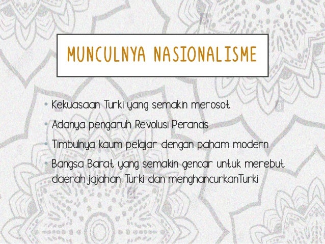 Sejarah Nasionalisme Turki