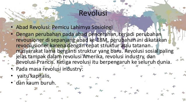 Sejarah Perkembangan Sosiologi