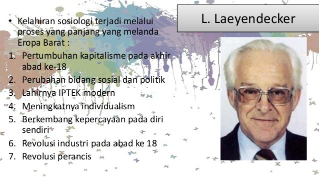 Sejarah perkembangan sosiologi
