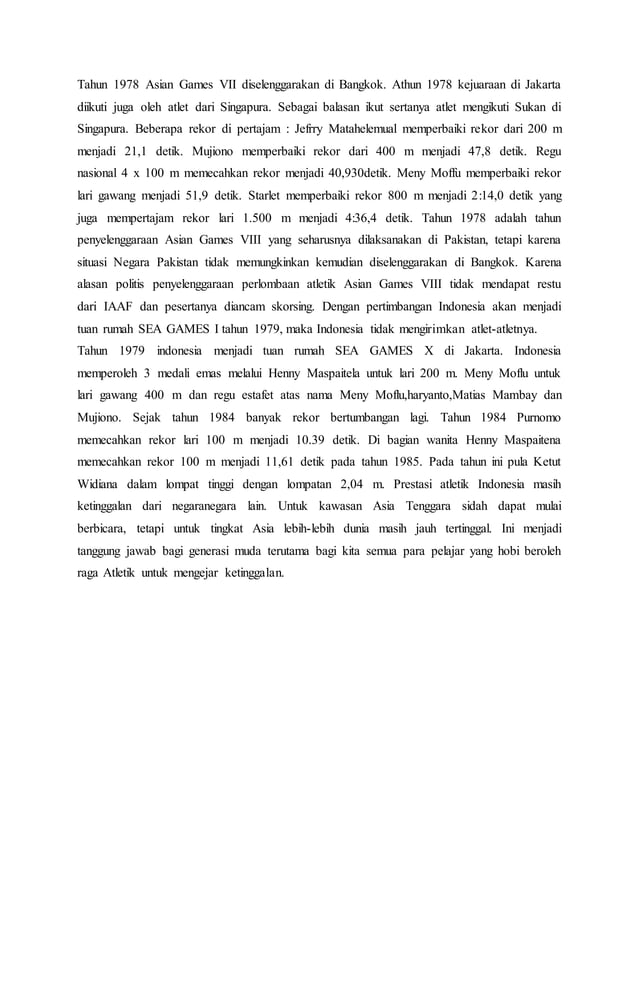 Sejarah Atletik di Indonesia-www.binjasgar.com