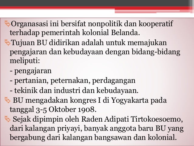 Perkembangan Pergerakan Nasional Indonesia Sejarah Bab 3