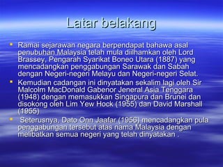 tuisyen geliga
Latar belakangLatar belakang
 Tahun 1956, Dato’ Onn Ja’afar mencadangkanTahun 1956, Dato’ Onn Ja’afar menc...