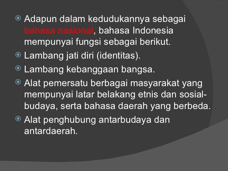 Sejarah Bahasa Indonesia