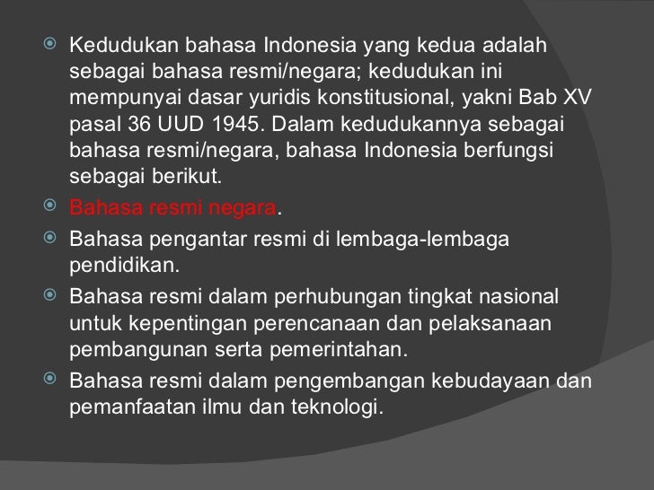 Sejarah Bahasa Indonesia Sejarah Bahasa Indonesia