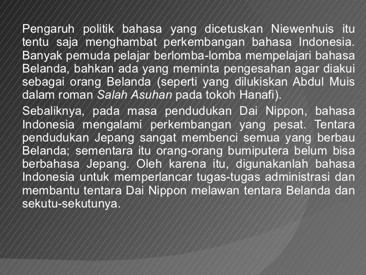 Sejarah Bahasa Indonesia