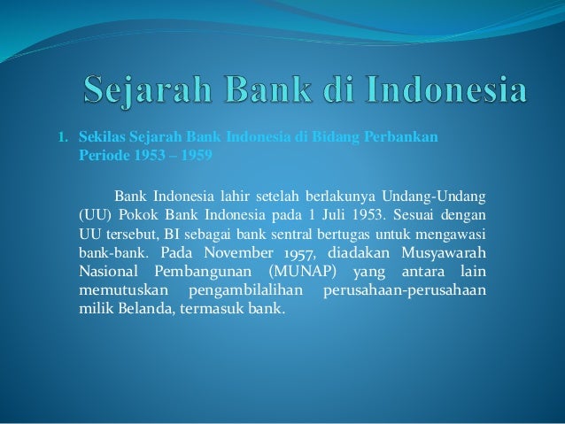 Sejarah Perbankan Di Indonesia - Berbagi Informasi