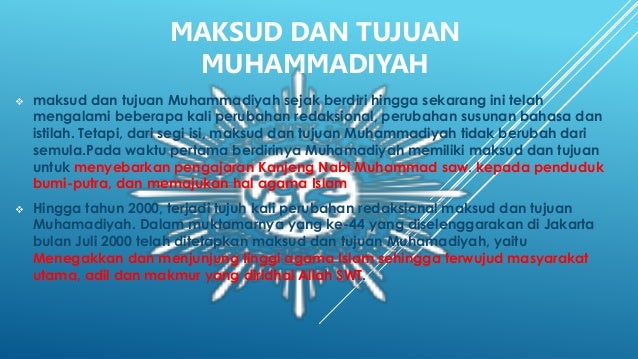 Sejarah Berdirinya Muhammadiyah