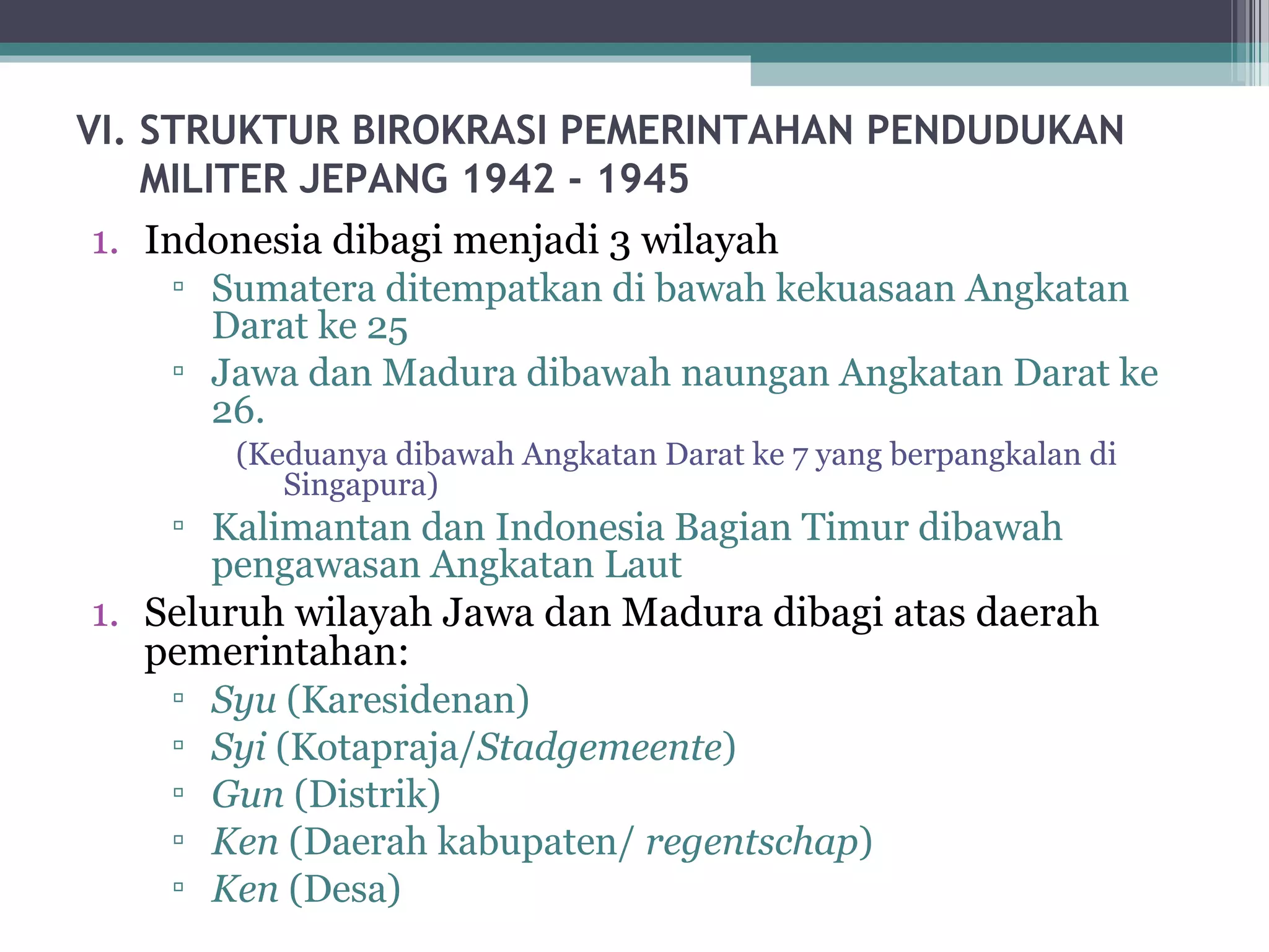 Sejarah Birokrasi Indonesia